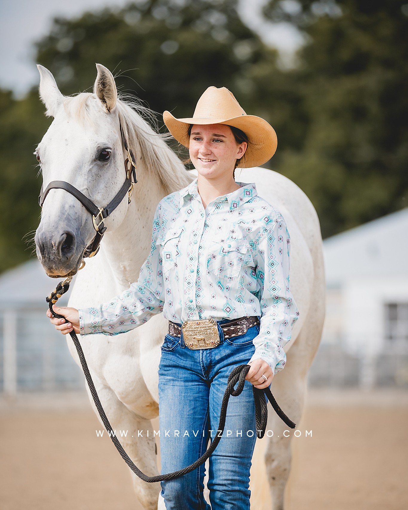 Crawford County Kansas Open horse show at the fairgrounds in girard kansas Kim Kravitz