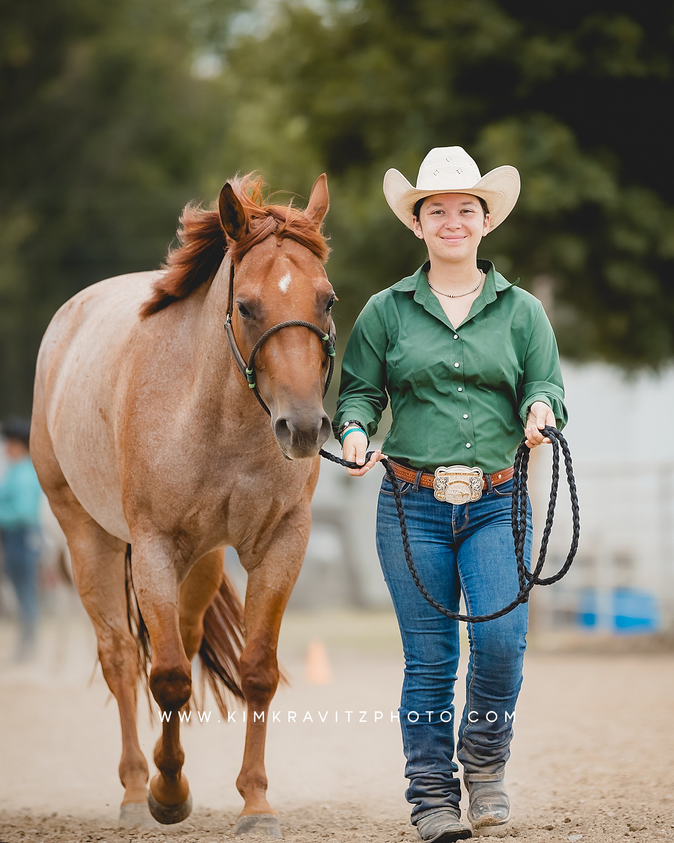 Crawford County Kansas Open horse show at the fairgrounds in girard kansas Kim Kravitz