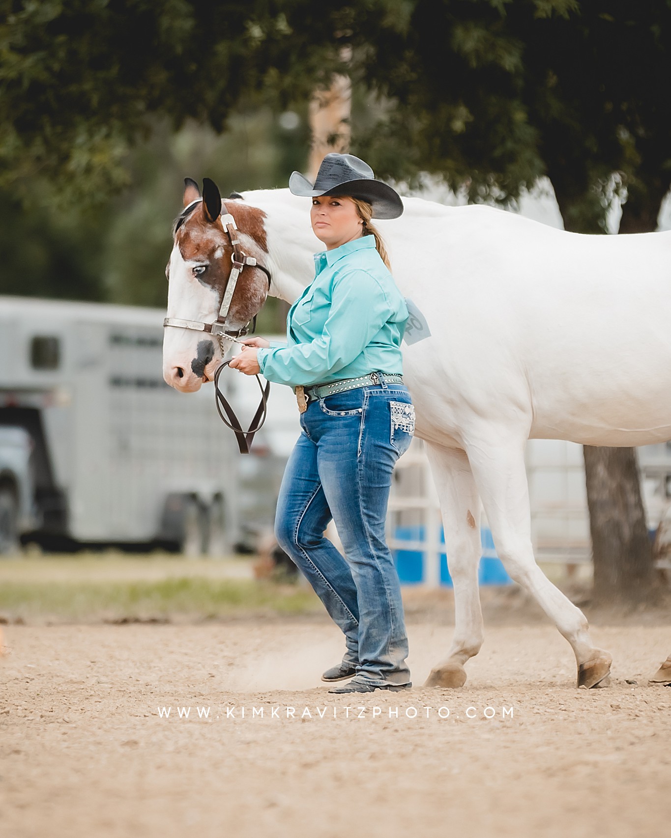 Crawford County Kansas Open horse show at the fairgrounds in girard kansas Kim Kravitz