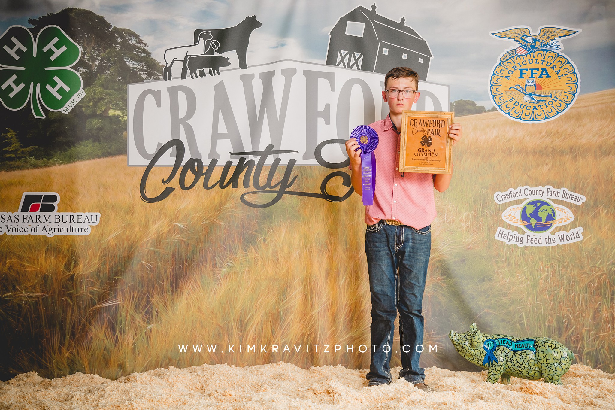 2023 Crawford County Kansas Fair Livestock Show Backdrop