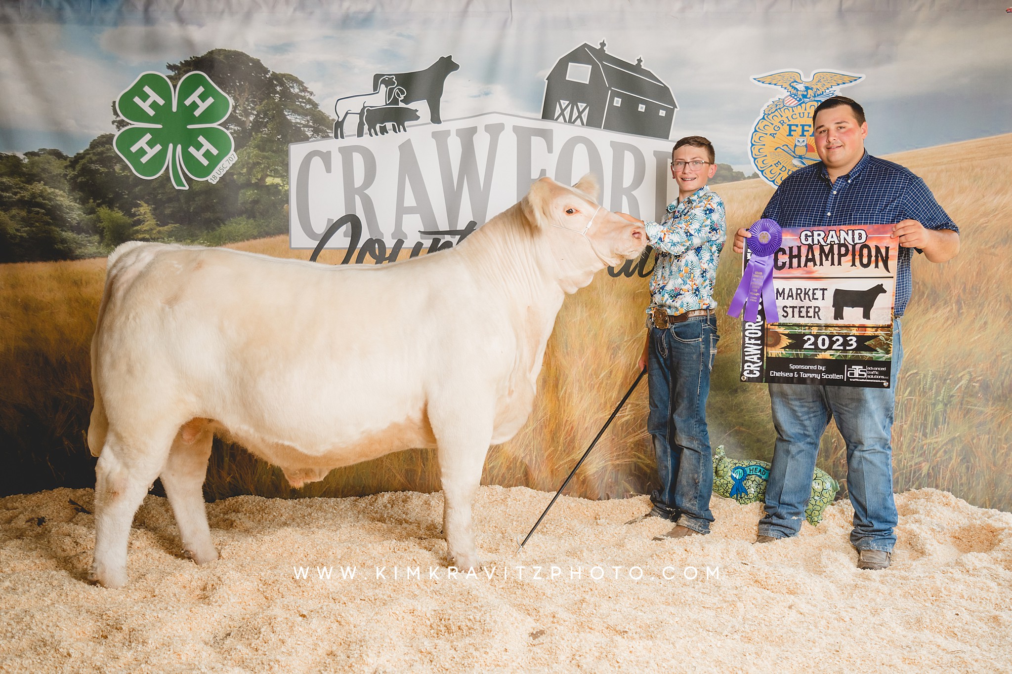 2023 Crawford County Kansas Fair Livestock Show Backdrop Beef