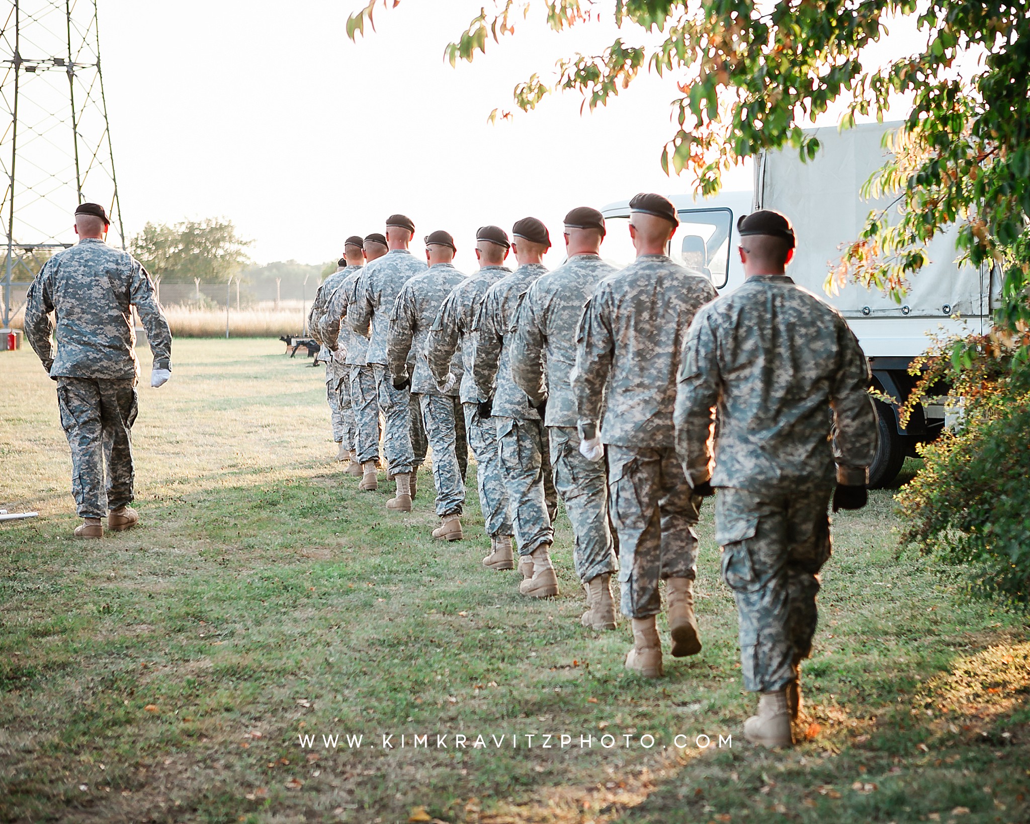 529th Military Police Company Honor Guard Salute Battery at the 4th of July celebration in Heidelberg Germany