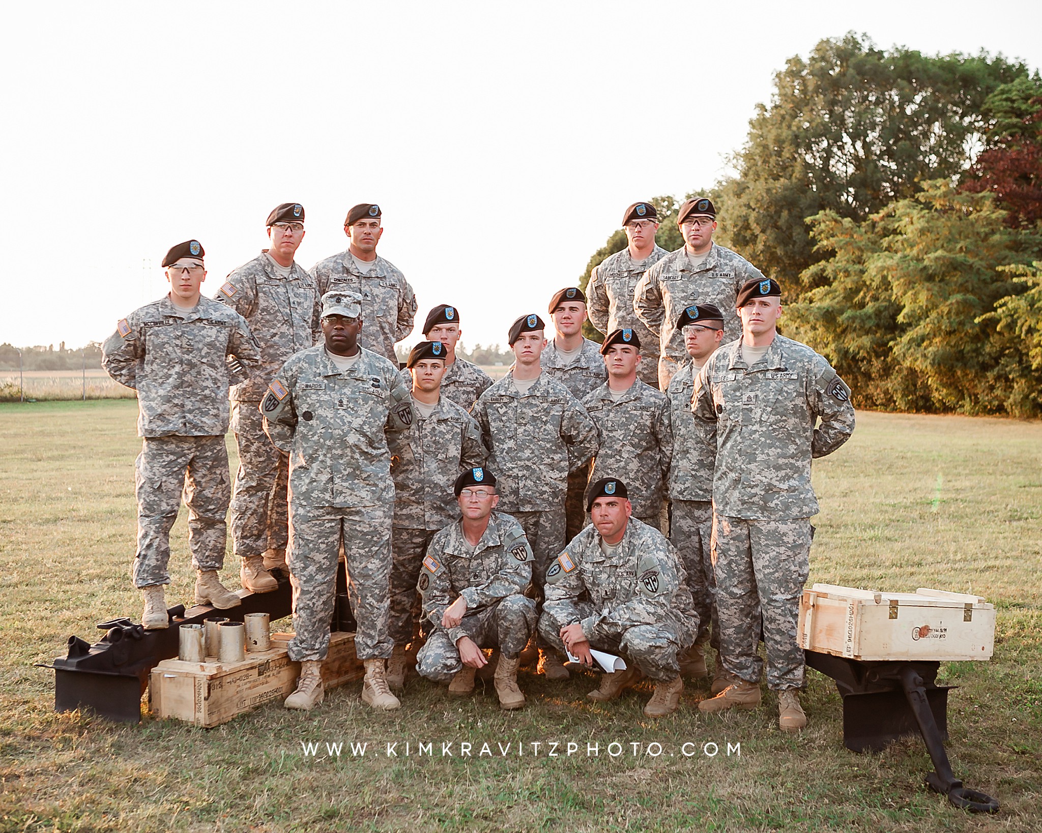 529th Military Police Company Honor Guard Salute Battery at the 4th of July celebration in Heidelberg Germany