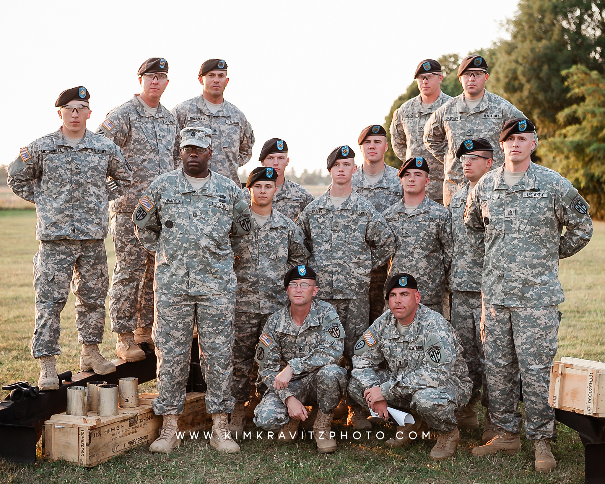 529th Military Police Company Honor Guard Salute Battery at the 4th of July celebration in Heidelberg Germany