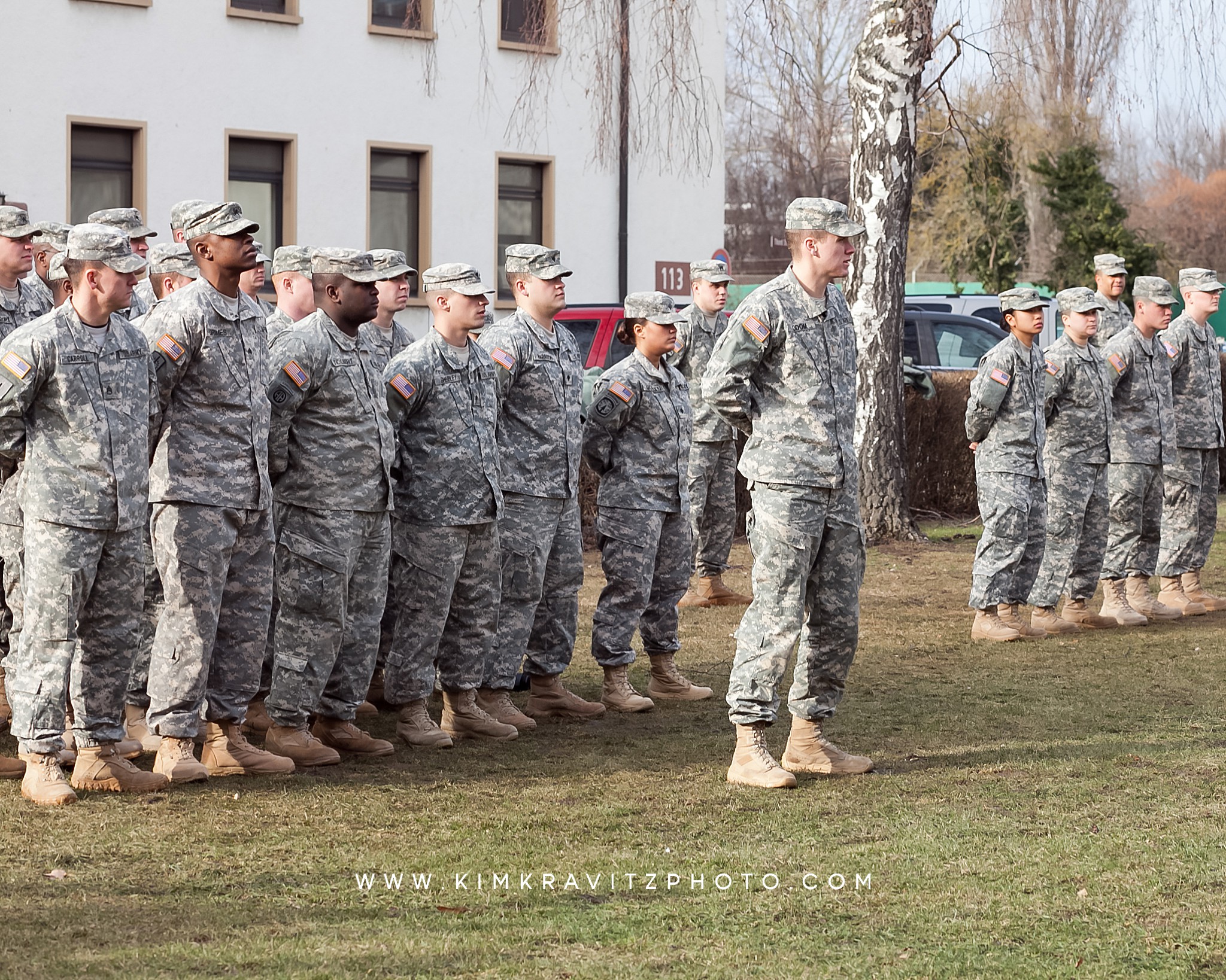 529th Military Police Company Friday Formation in Heidelberg Germany