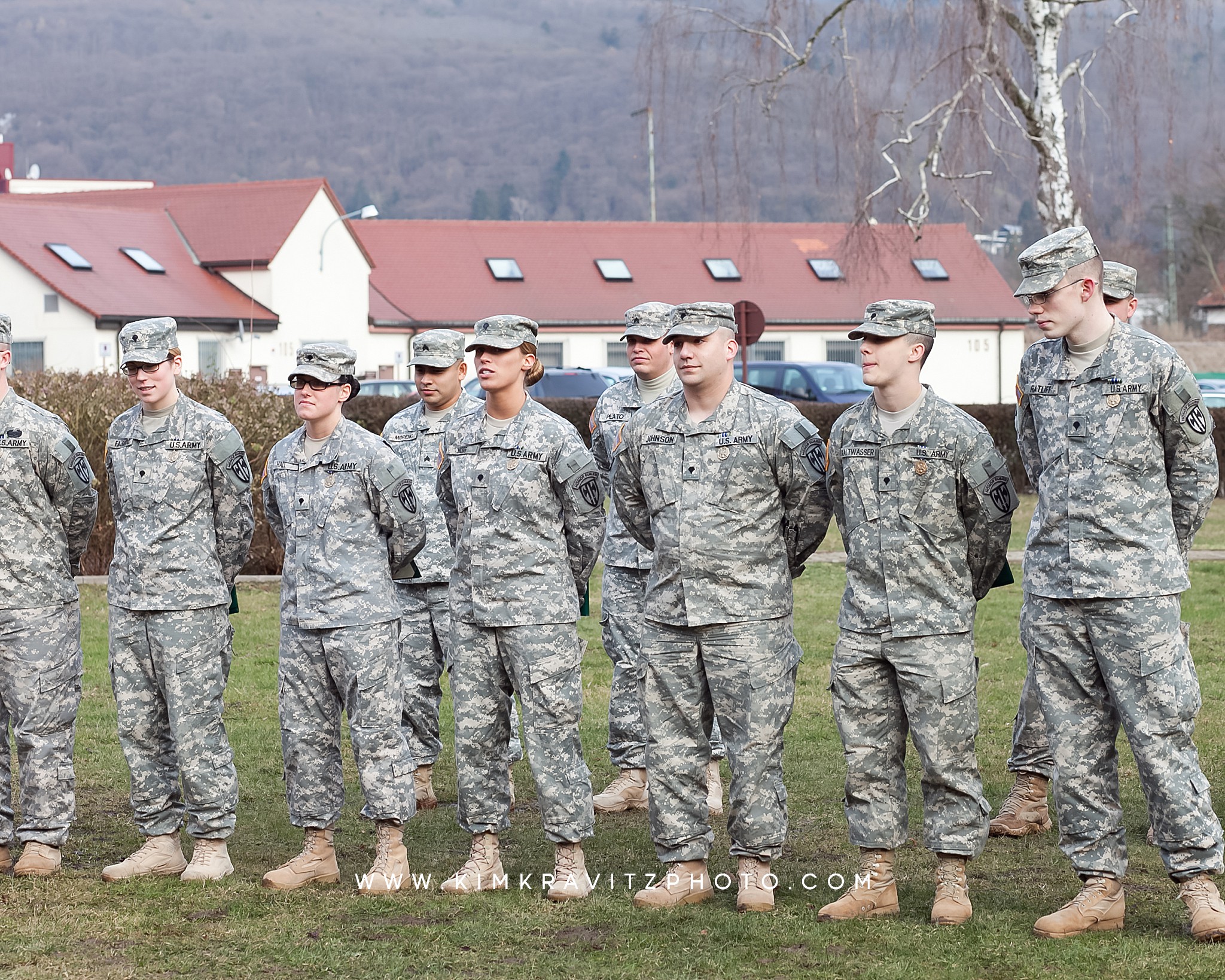 529th Military Police Company Friday Formation in Heidelberg Germany