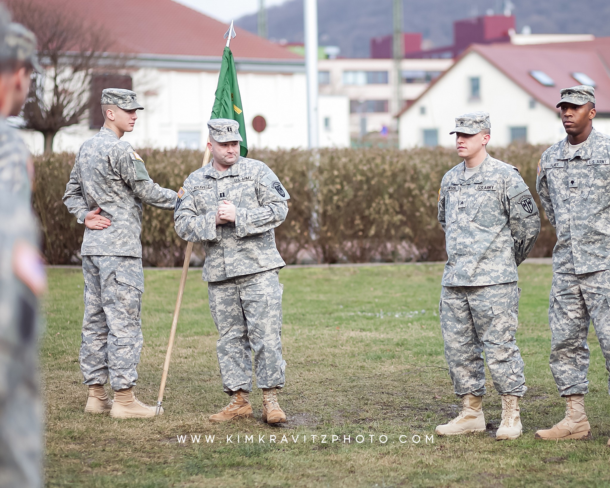 529th Military Police Company Friday Formation in Heidelberg Germany