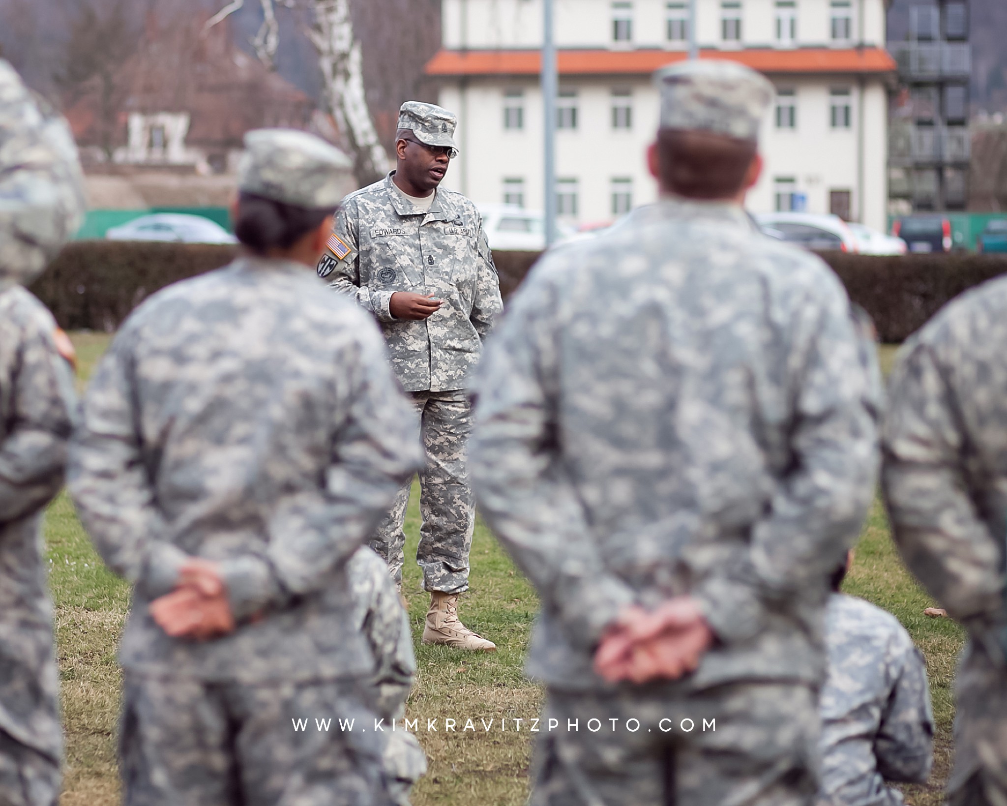 529th Military Police Company Friday Formation in Heidelberg Germany