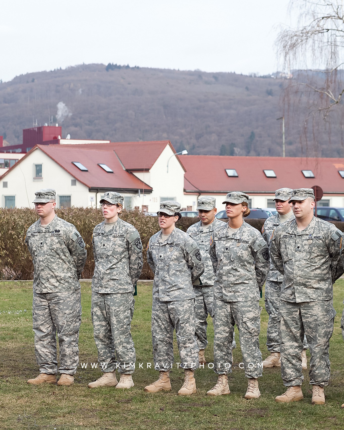 529th Military Police Company Friday Formation in Heidelberg Germany