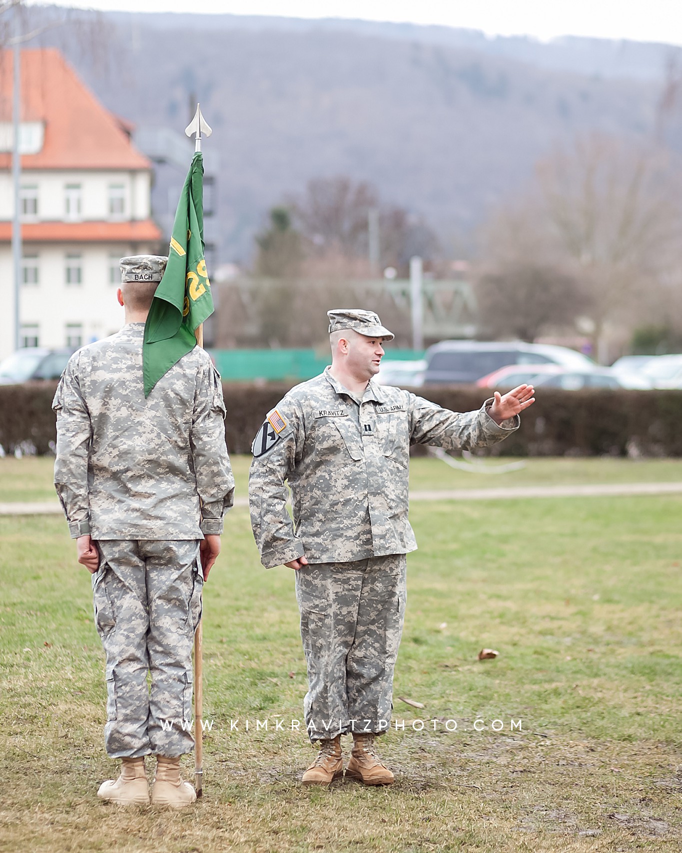 529th Military Police Company Friday Formation in Heidelberg Germany