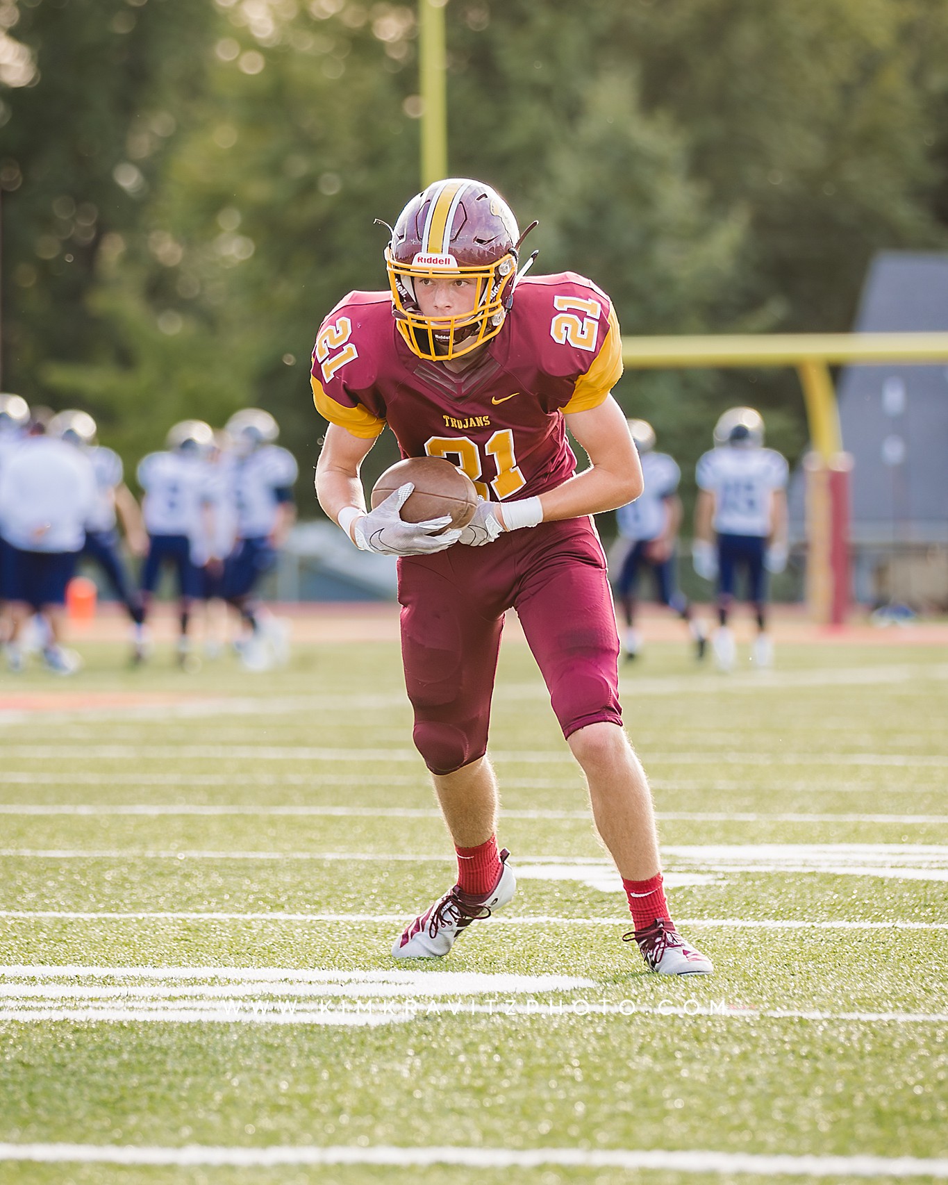 High school football kim kravitz girard trojans