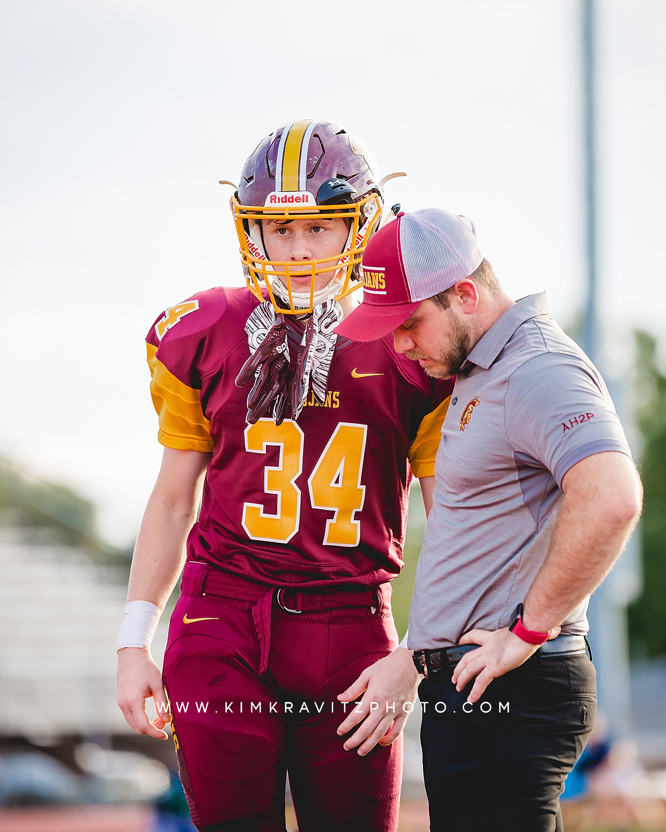 High school football kim kravitz girard trojans