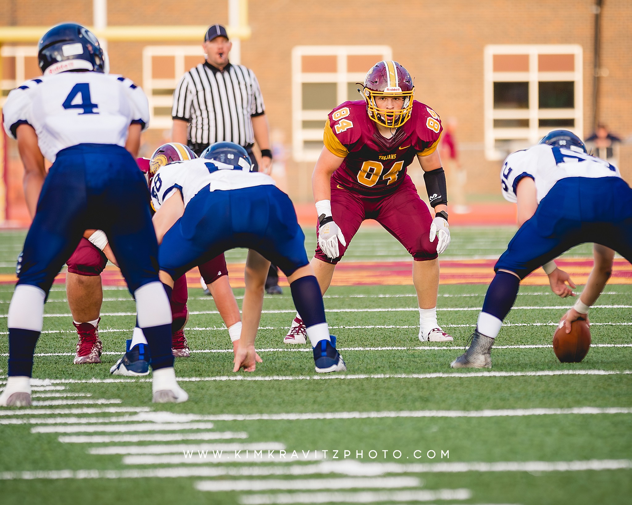 High school football kim kravitz girard trojans galena bulldogs