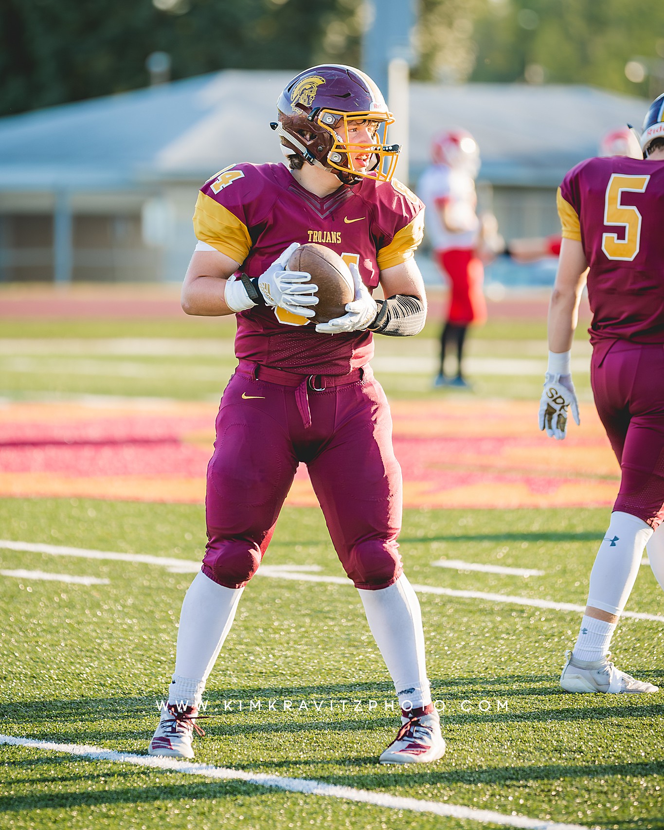 Football homecoming Kim Kravitz kansas girard trojans Brecken Troike