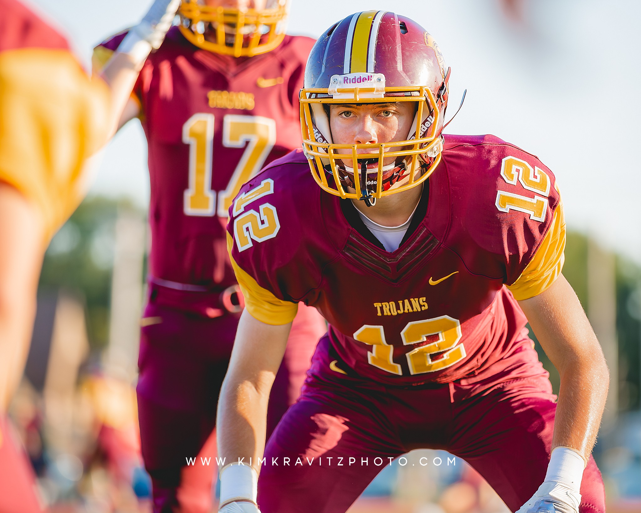 Football homecoming Kim Kravitz kansas girard trojans Alex Coester