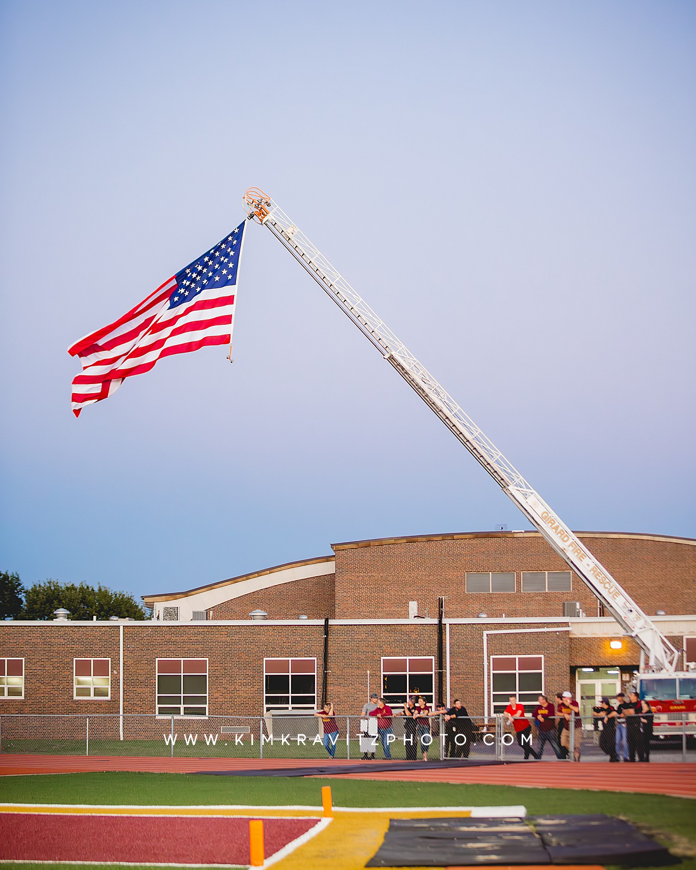 Football homecoming Kim Kravitz kansas girard trojans Burlington Wildcats