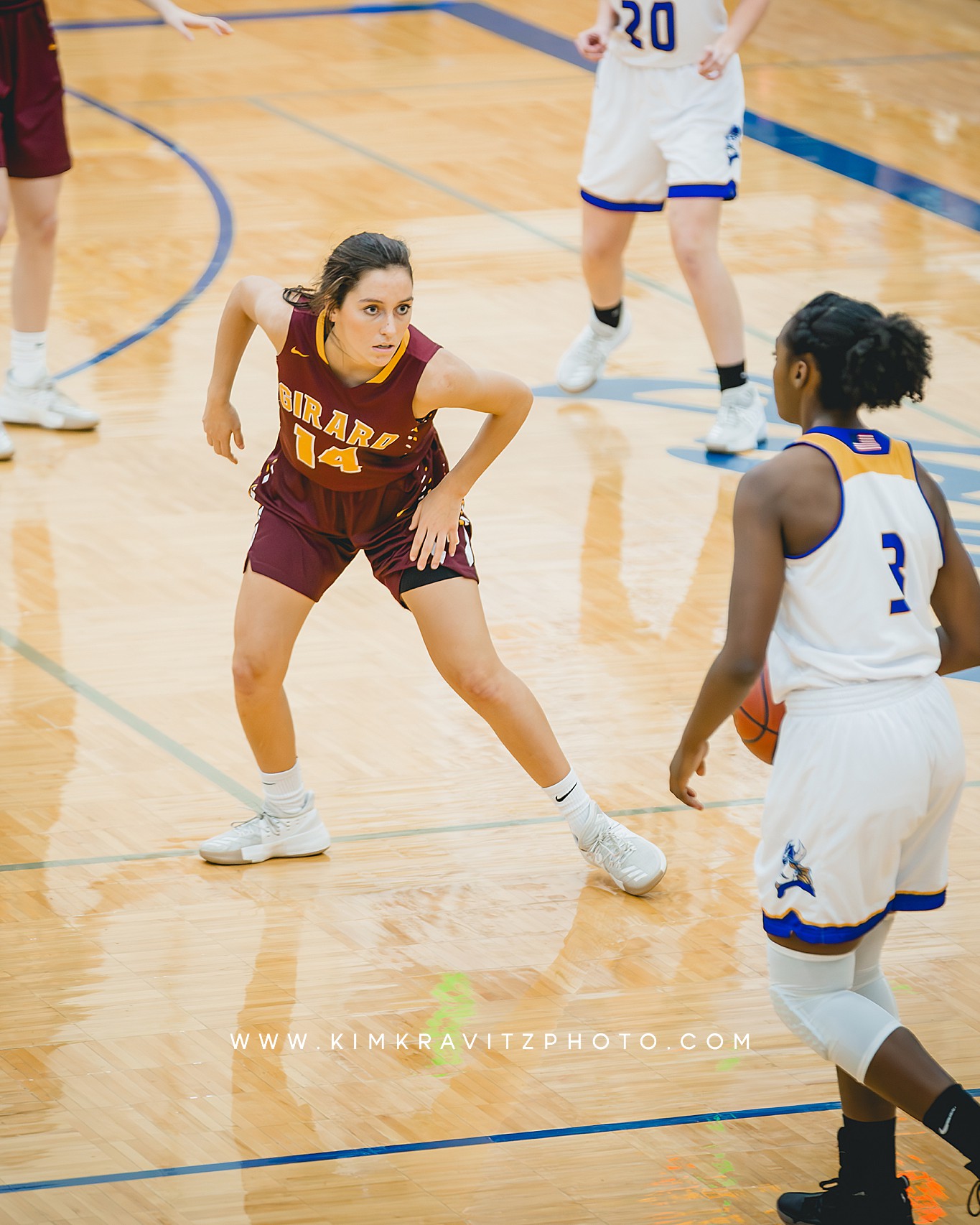 Girard Parsons Kansas High school basketball Kim Kravitz Gabby Sands