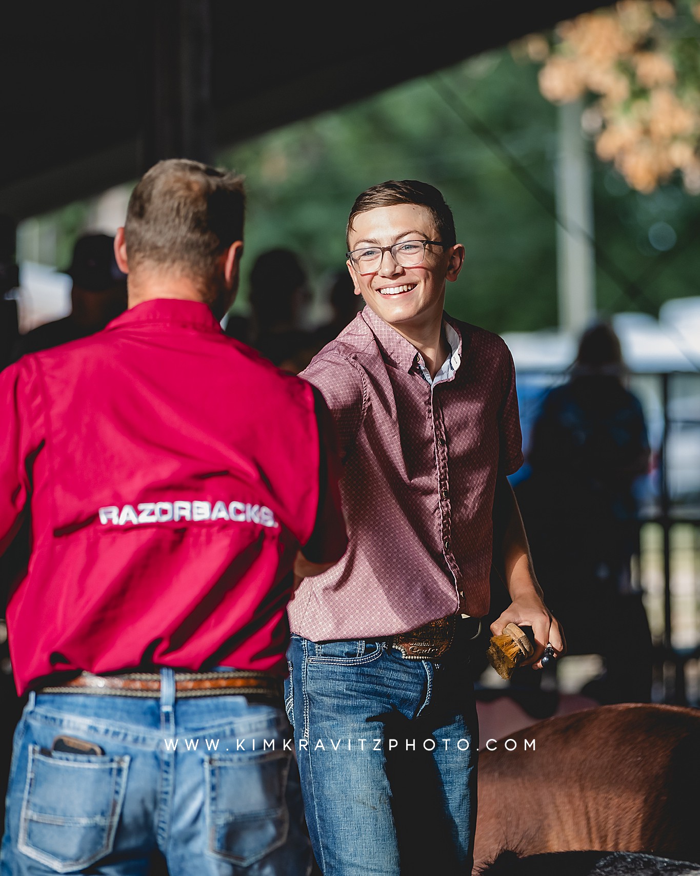 swine show at the Crawford County Fair