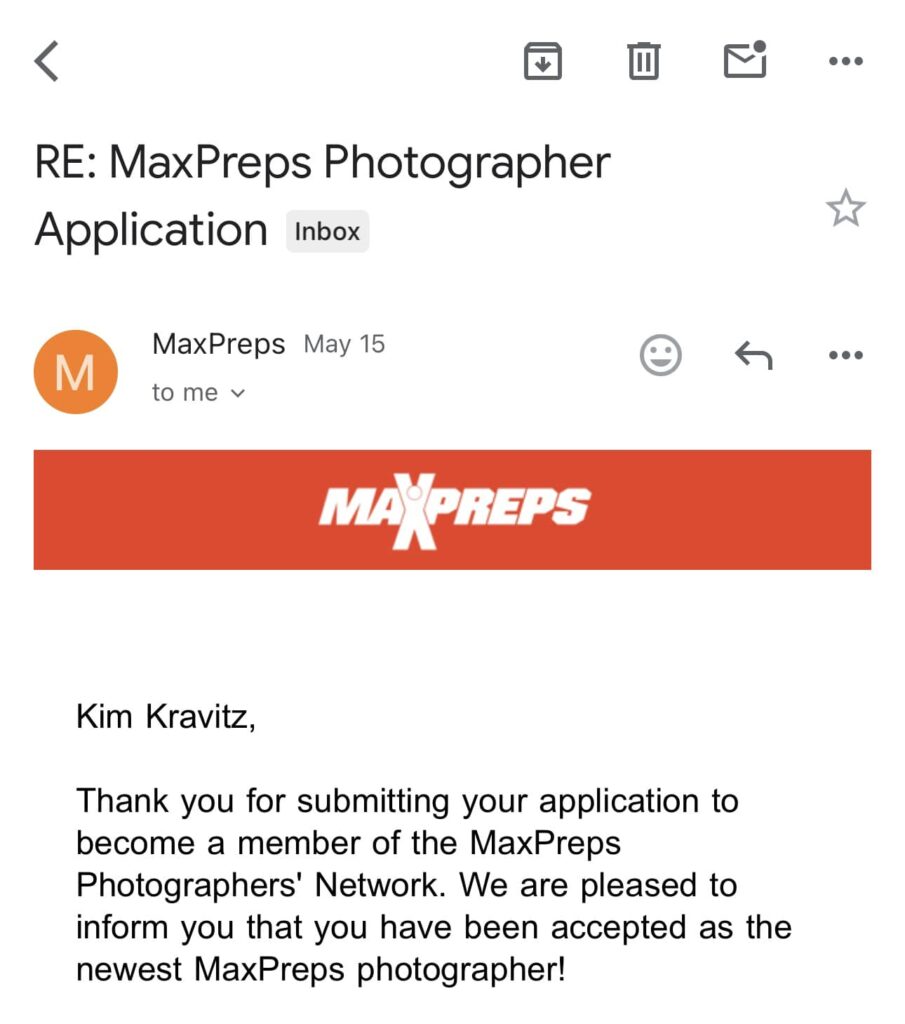 maxpreps photographer application