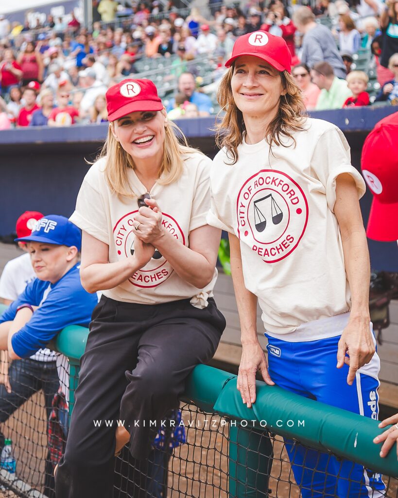 a league of their own baseball game bentonville film festival kim kravitz geena davis