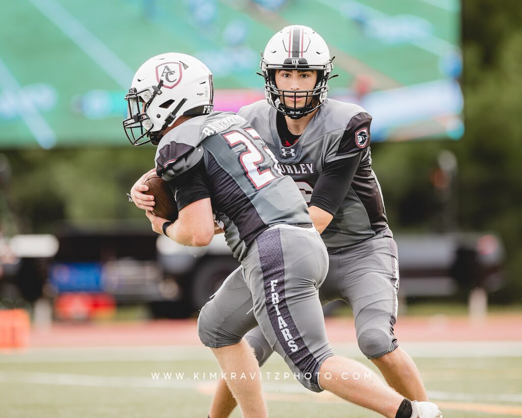 Cavalier Kickoff St. Mary&#039;s Ryken vs Archbishop Curley Maryland MIAA football Kim Kravitz Maxpreps