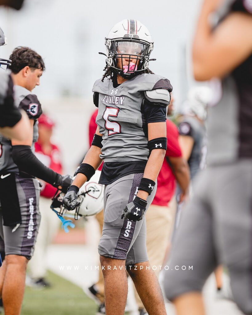 Cavalier Kickoff St. Mary&#039;s Ryken vs Archbishop Curley Maryland MIAA football Kim Kravitz Maxpreps