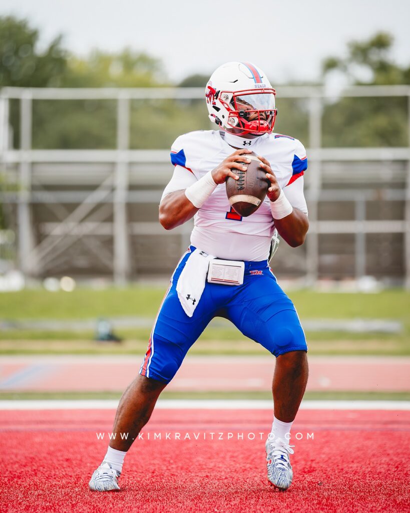 DeMatha quarterback Denzel Gardner Maryland Football Kim Kravitz