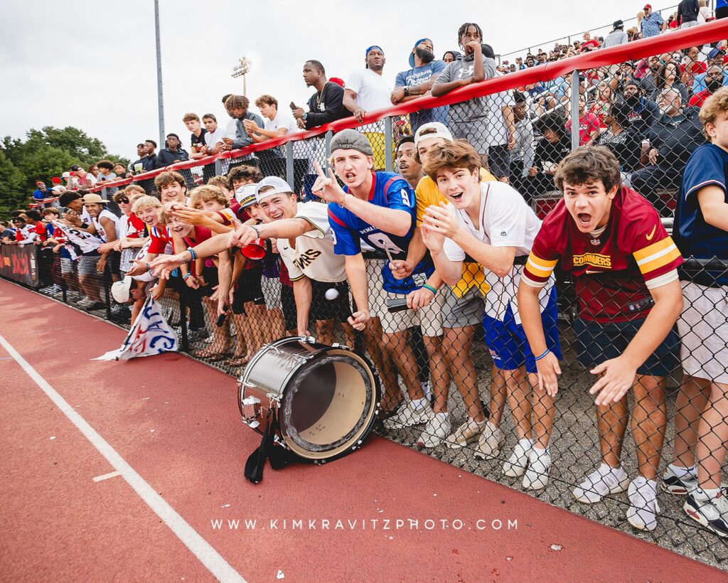 DeMatha high school Maryland football student section Kim Kravitz