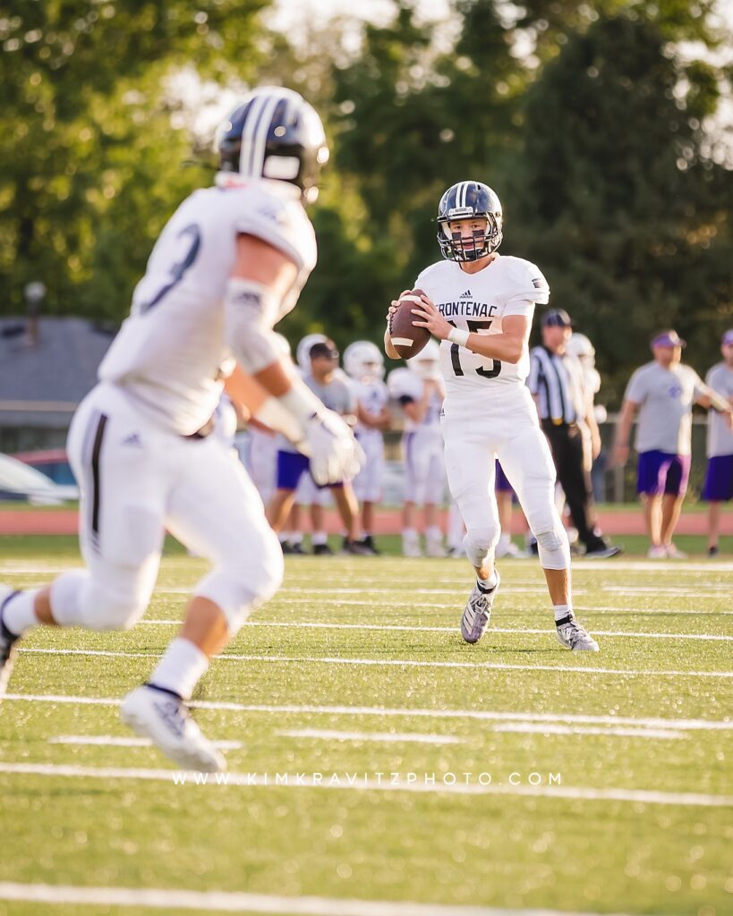 high school football Kim kravitz Frontenac Raiders